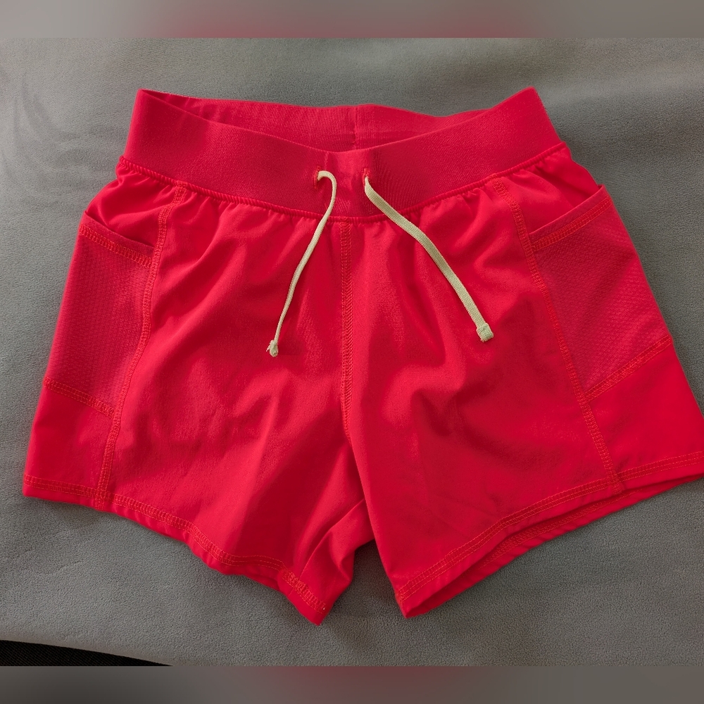 Bright Orange Girl's Shorts